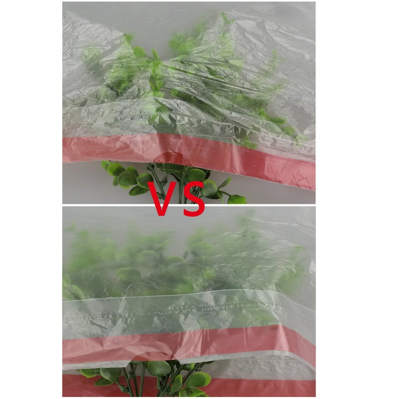 Pekky 6 Gallon Clear Trash Bags Drawstring, Heavy Duty, 120 Counts - Image 4